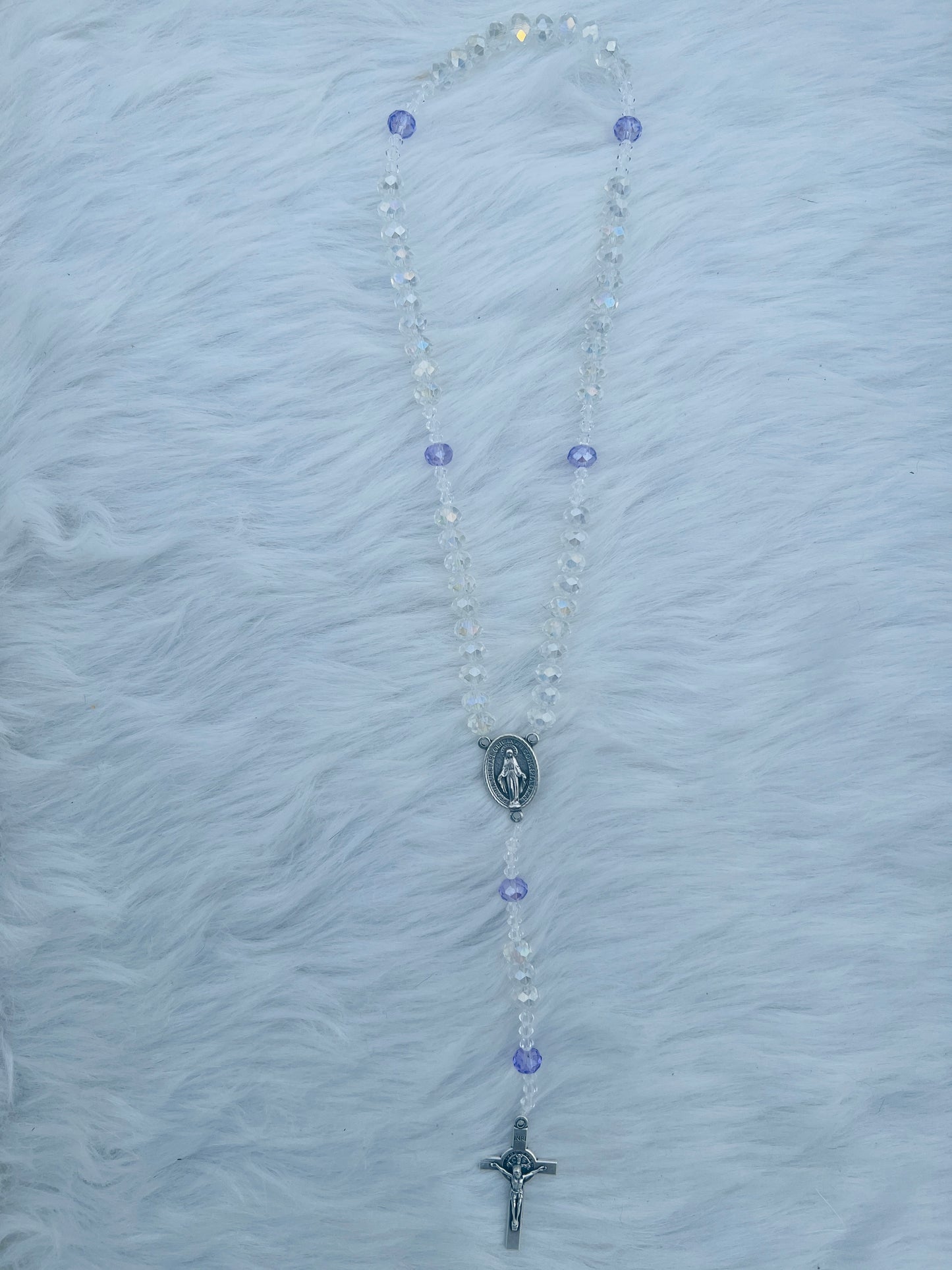 Crystal Purple Rosary