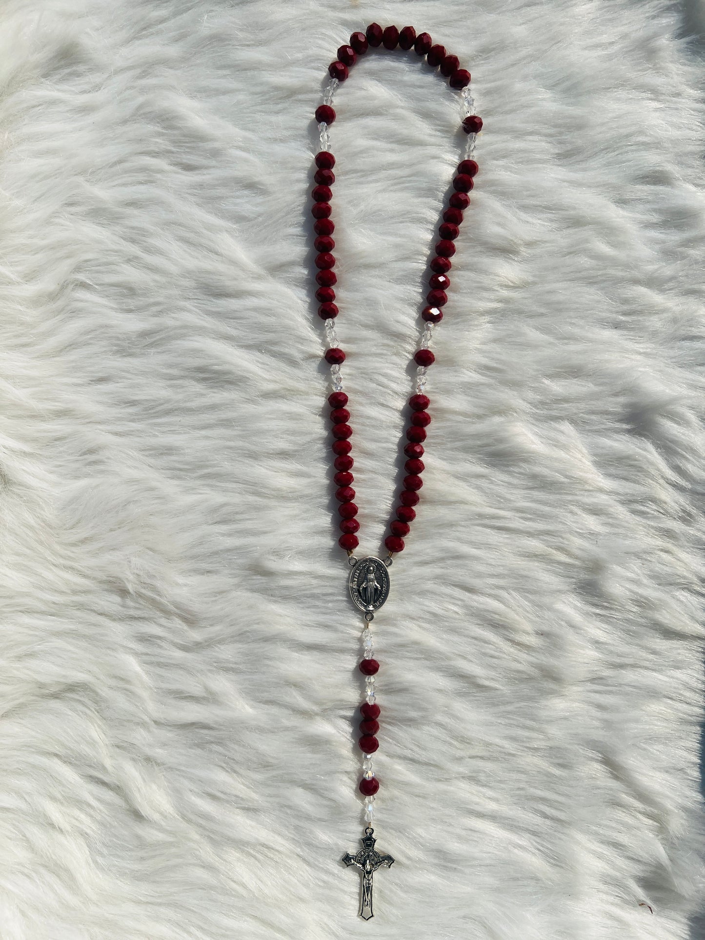 Maroon Rosary