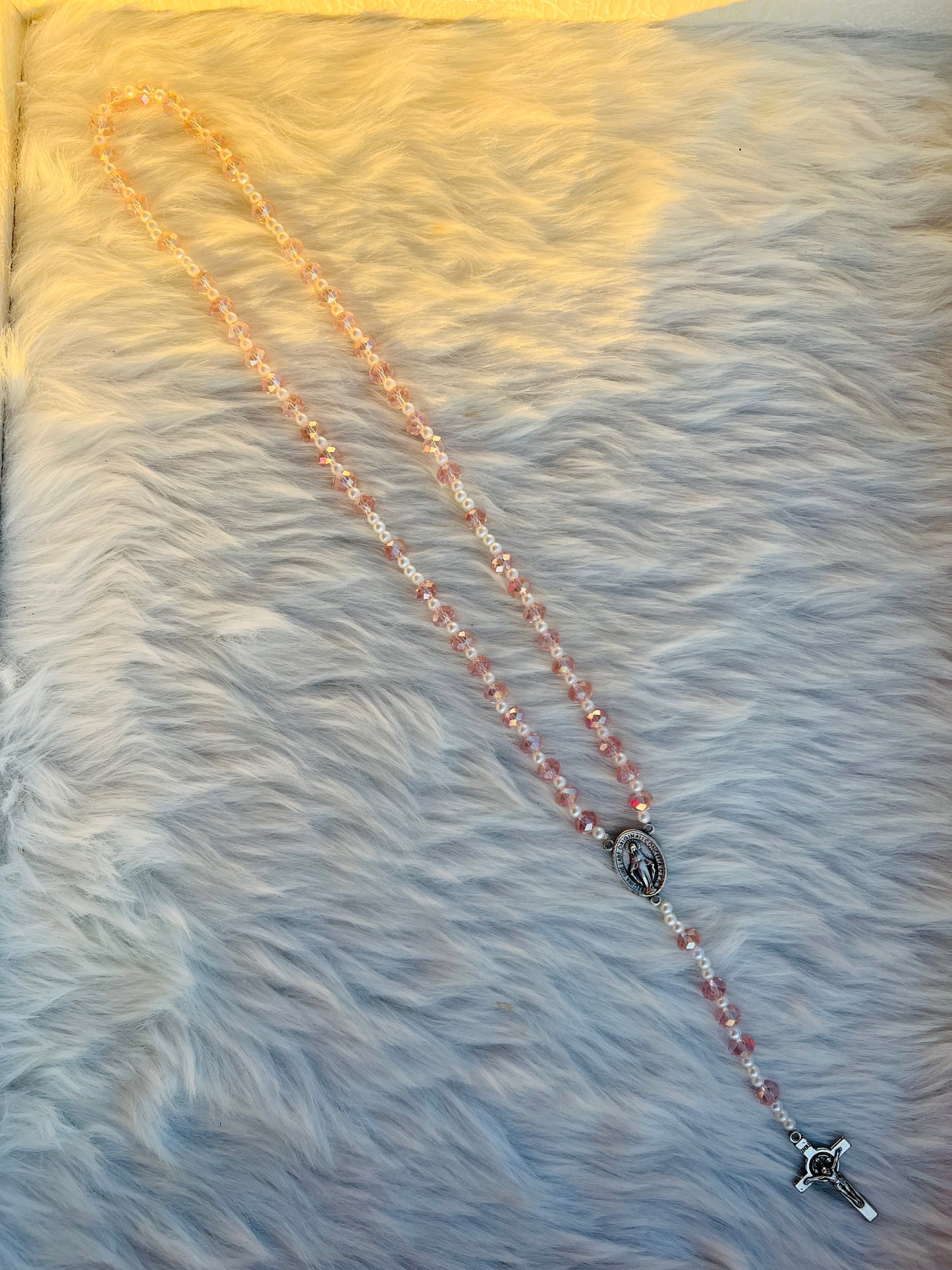 Pink Pearl Rosary