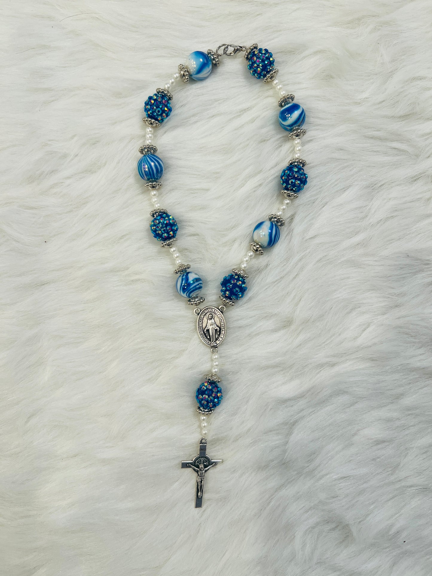 Blue Car Rosary
