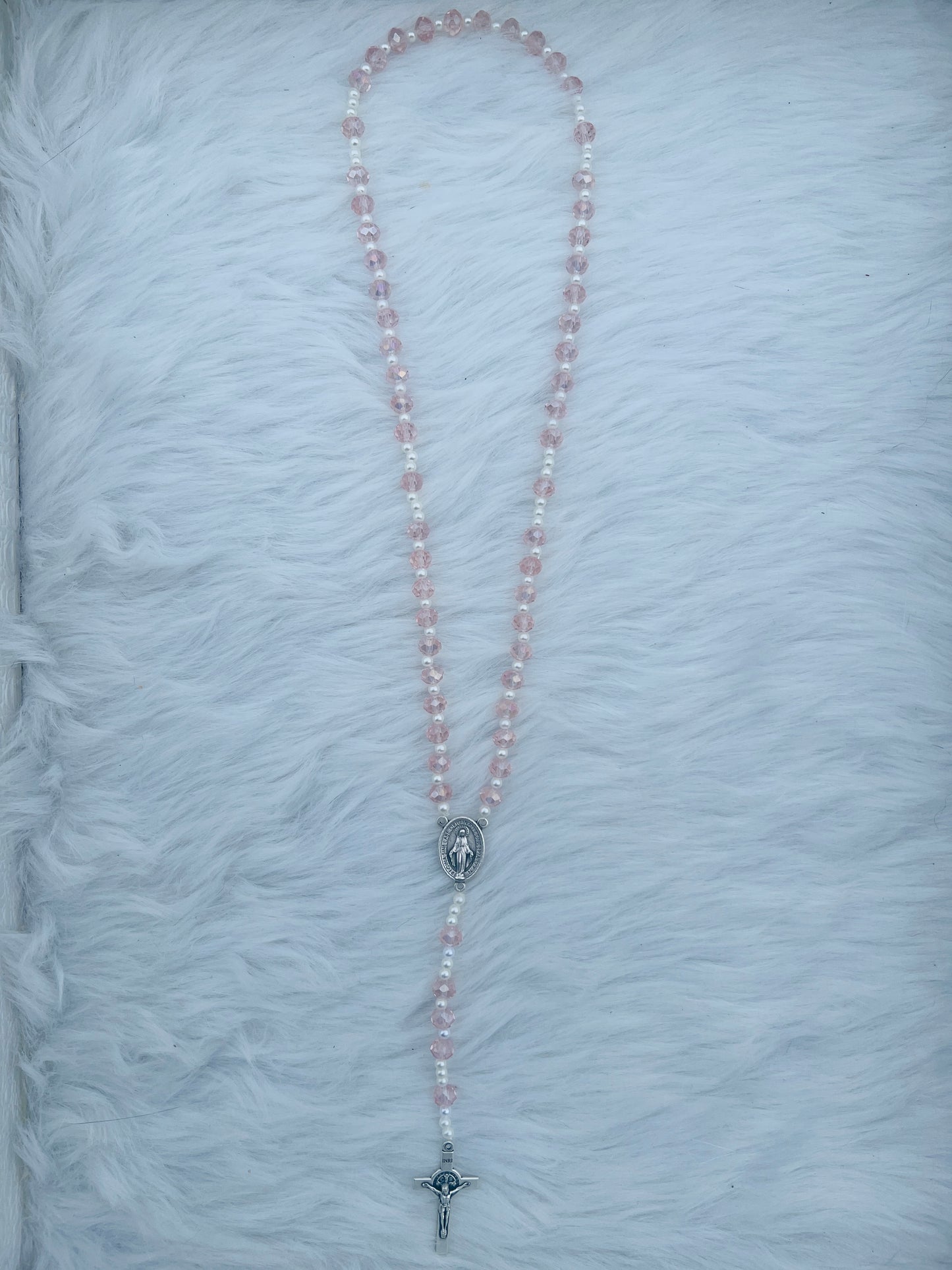 Pink Pearl Rosary