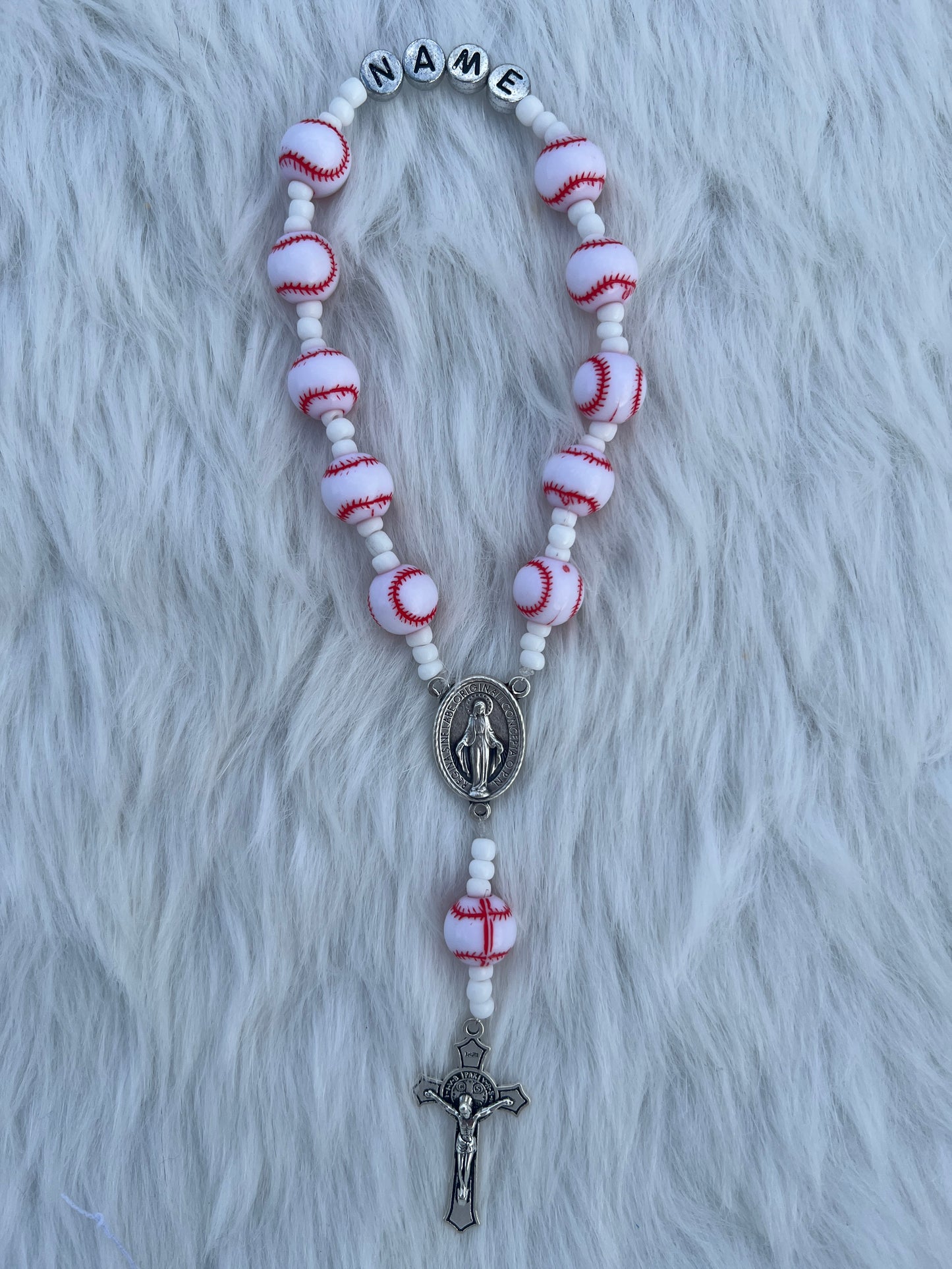 Baseball Backpack Rosary