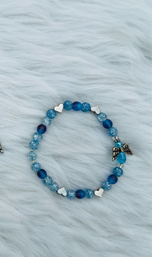 Blue & Purple Angel Bracelet