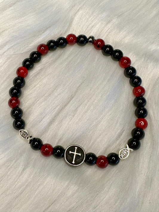 Black & Red Bracelet