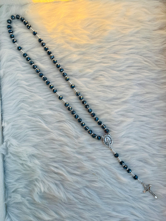 Black Grey Rosary