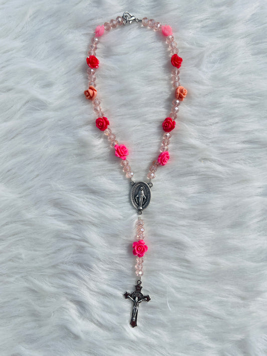 Flowers Car Rosary