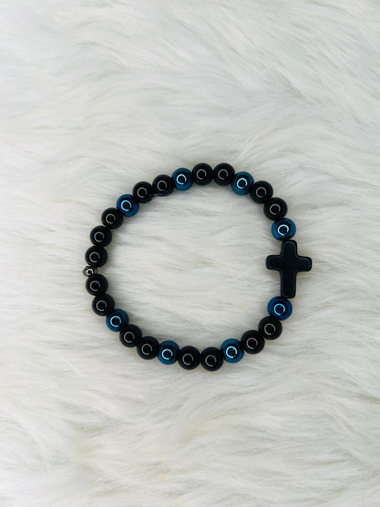 Blue & Black Bracelet
