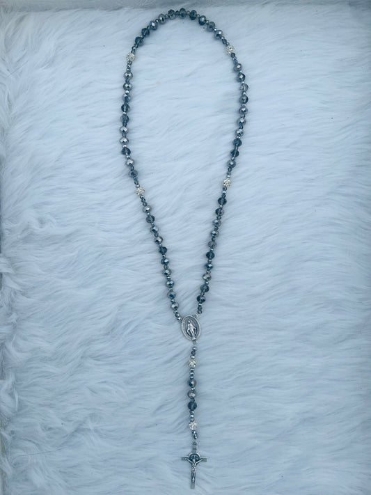 Silver Grey Rosary