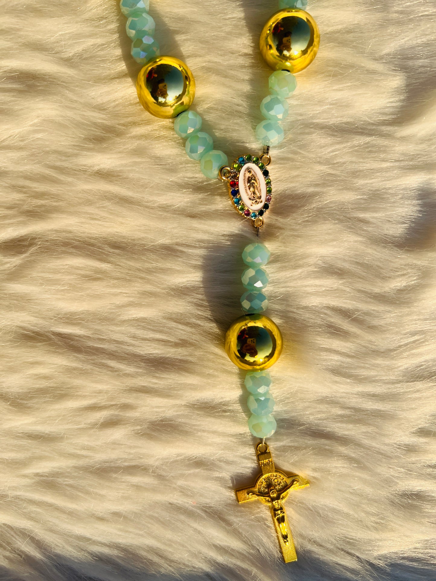 Blue & Gold Rosary