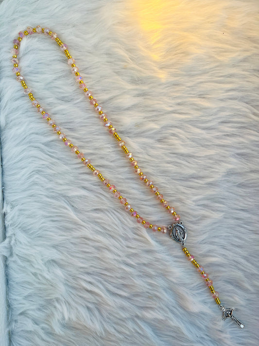 Pink & Gold Rosary