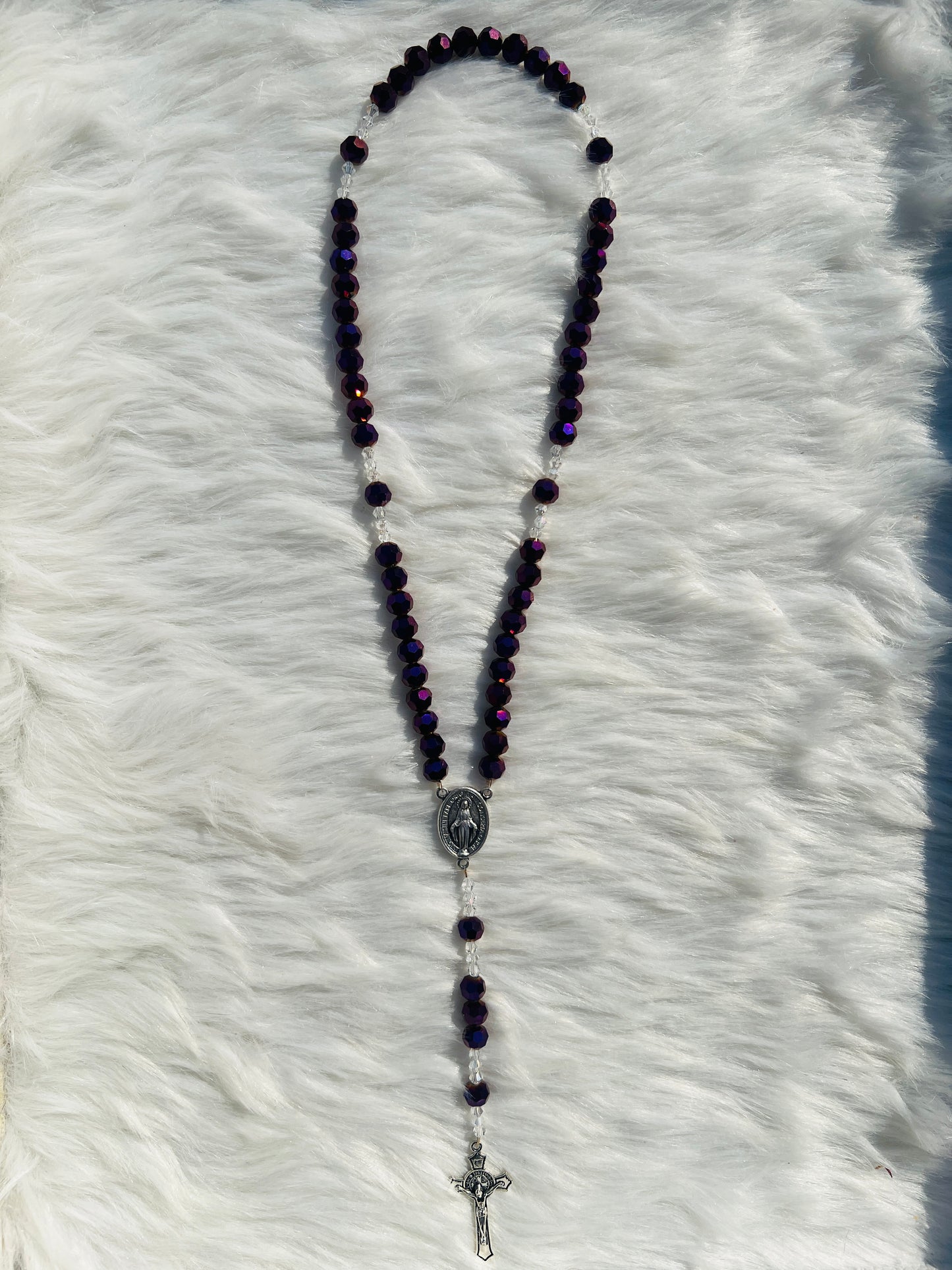Dark Purple Rosary