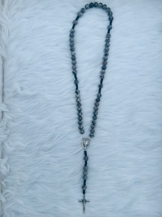 Grey Black Rosary