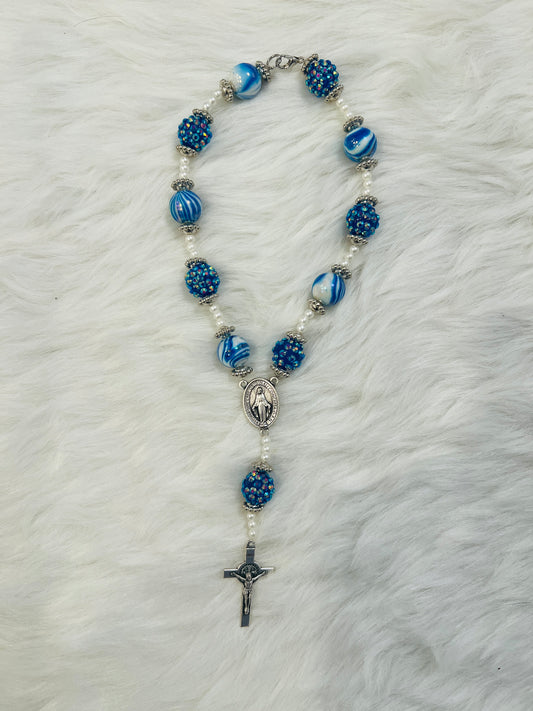 Blue Car Rosary