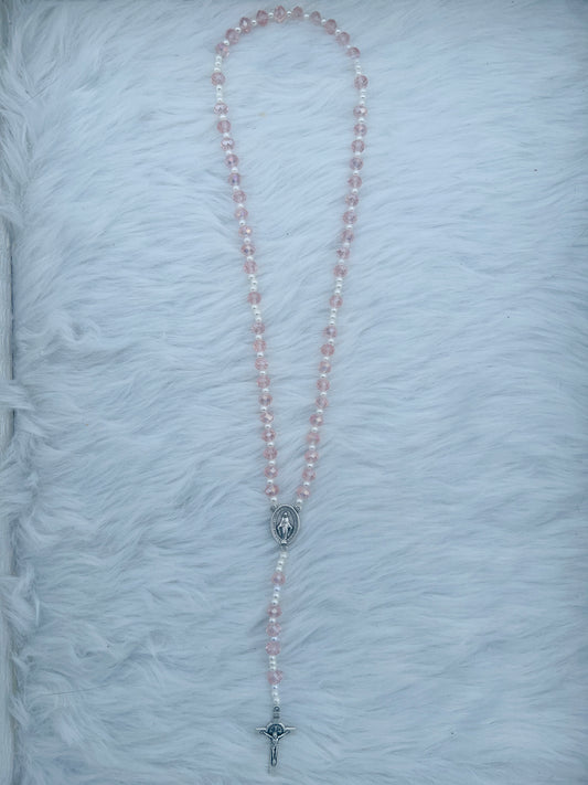 Pink Pearl Rosary