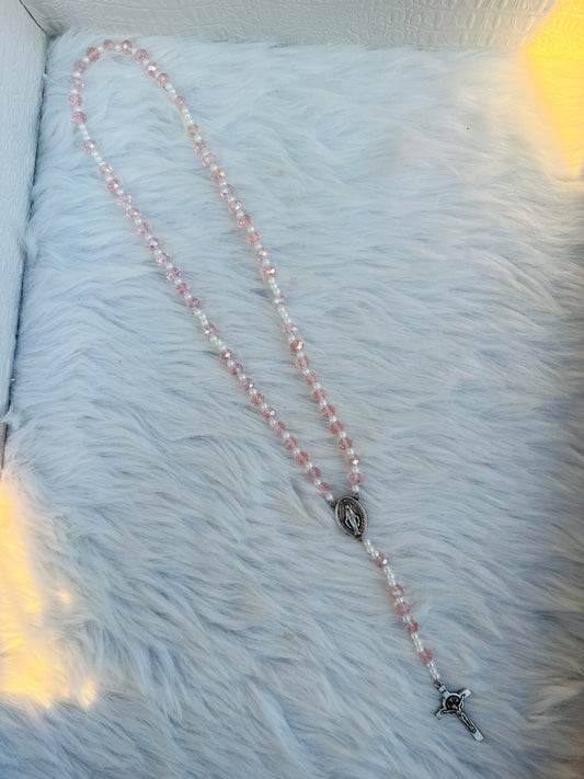 Pink Pearl Rosary