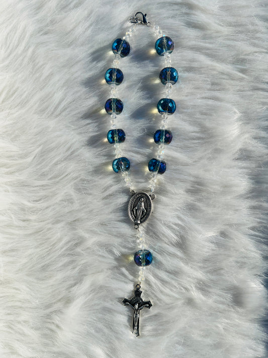 Blue Car Rosary