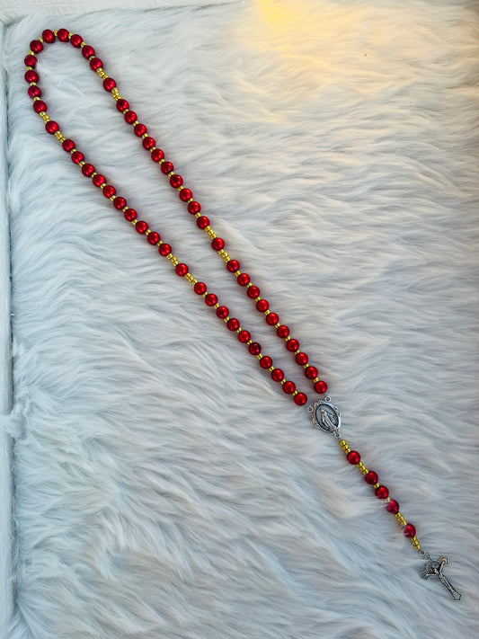 Red & Gold Rosary