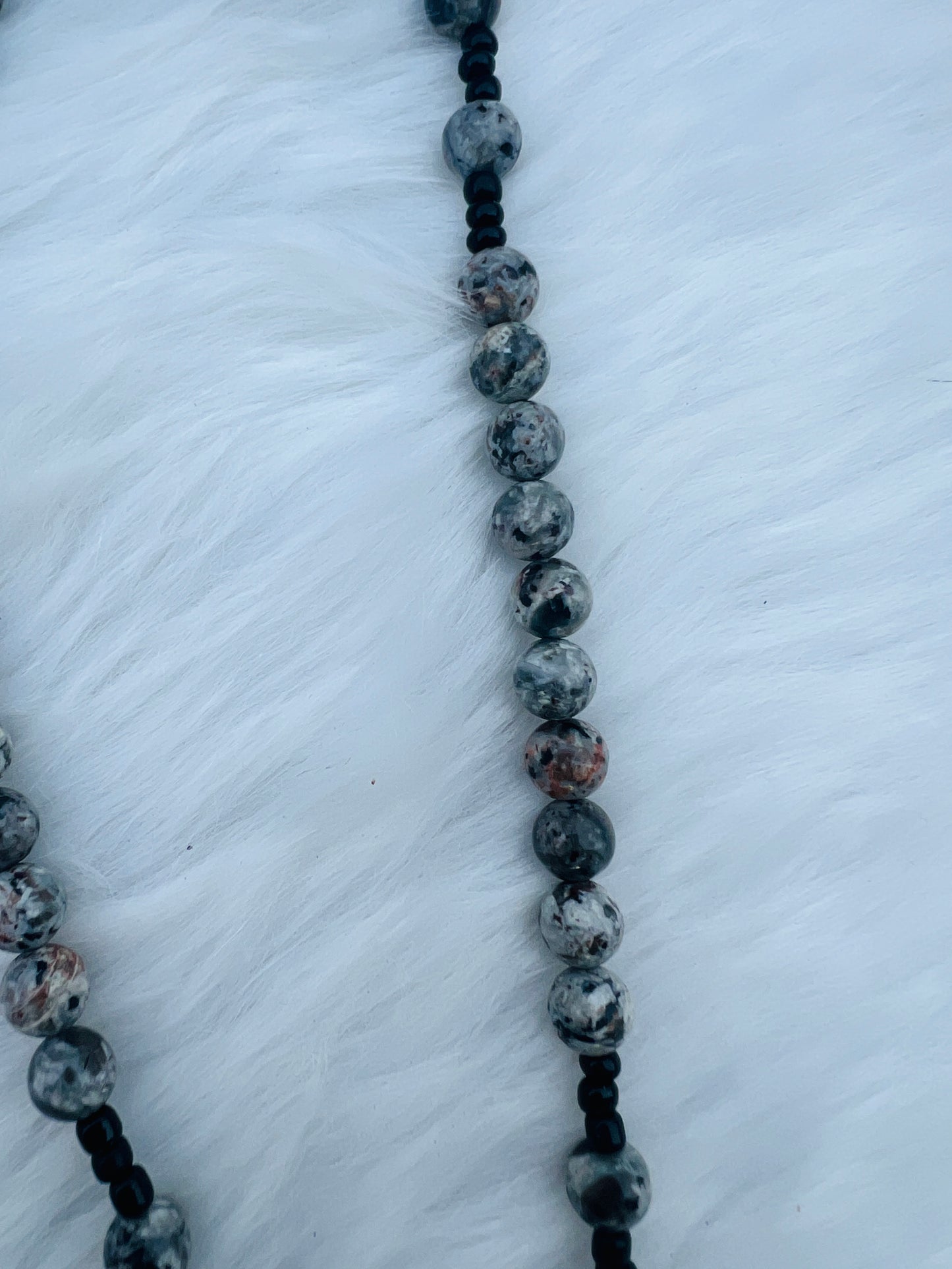 Grey Black Rosary