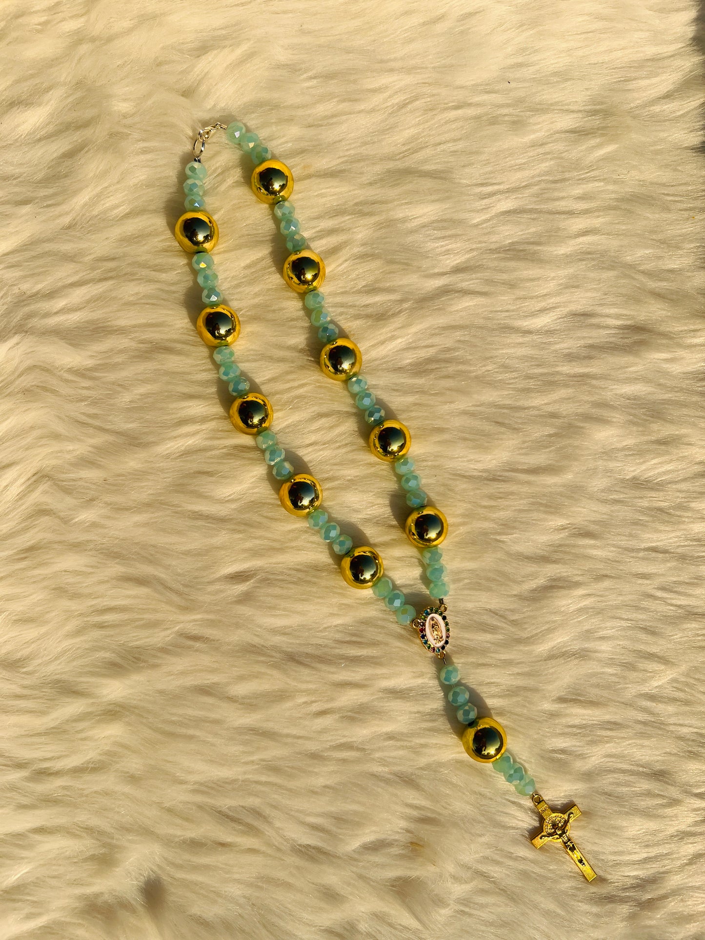 Blue & Gold Rosary