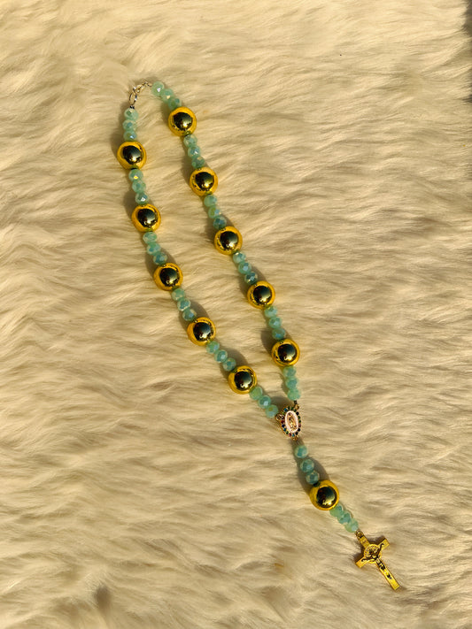 Blue & Gold Rosary