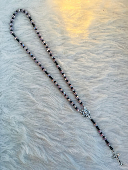 Purple Black Rosary