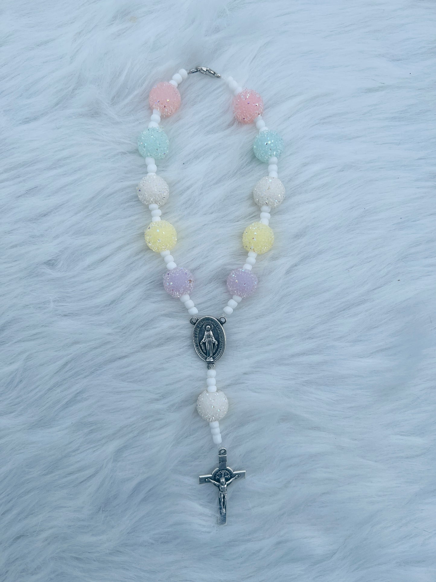 Pastel Car Rosary