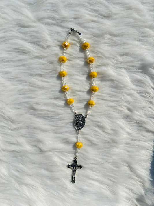 Yellow Car Rosary