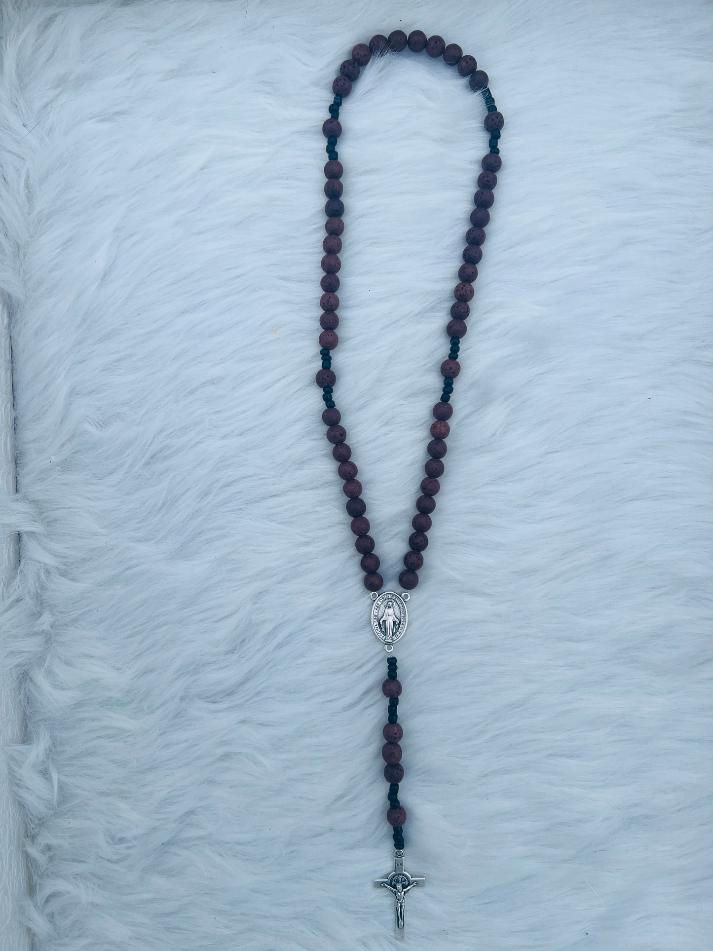 Brown Red Rosary