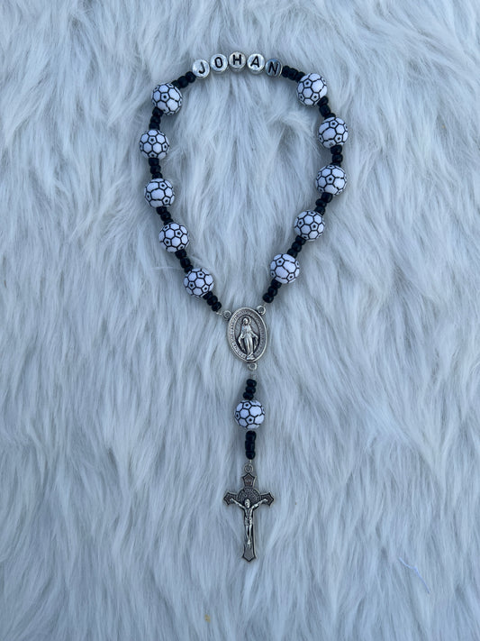 Soccer Backpack Rosary