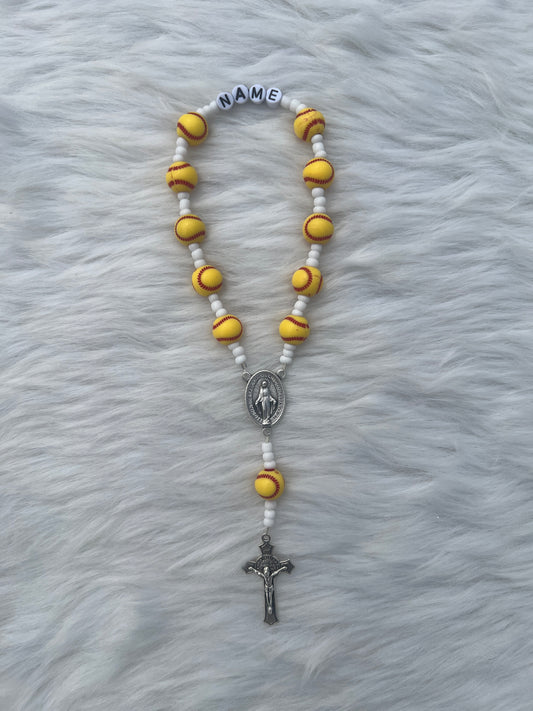 Softball Backpack Rosary